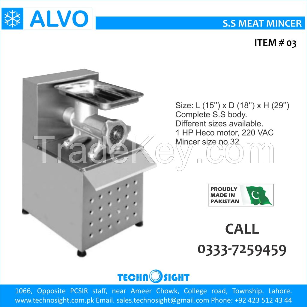 ALVO Meat Shops equipment in Pakistan