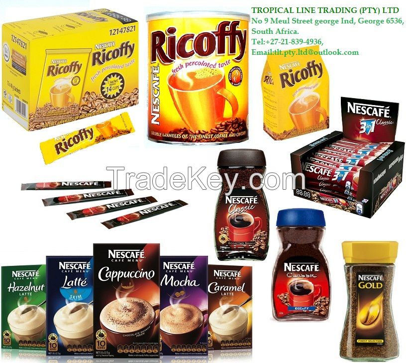 Nescafe Instant Coffee/Nescafe Classic/Nescafe Gold/ Nescafe Cappuccino