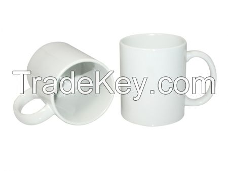 11oz White Coated Mug