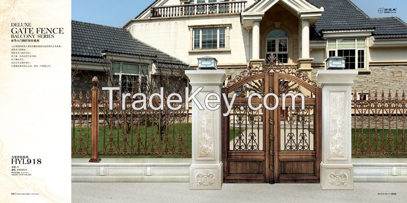 Vintage Aluminium Courtyard Door