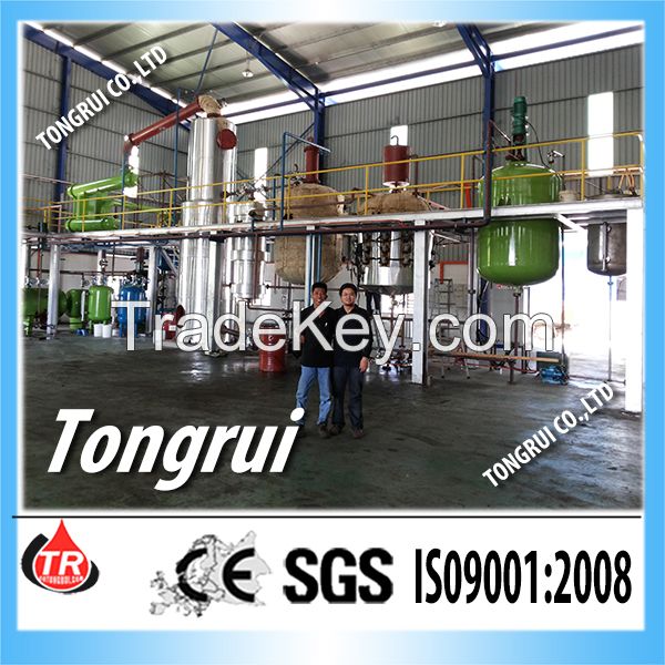 Vacuum Distillation Car Oil Recycle Plant 