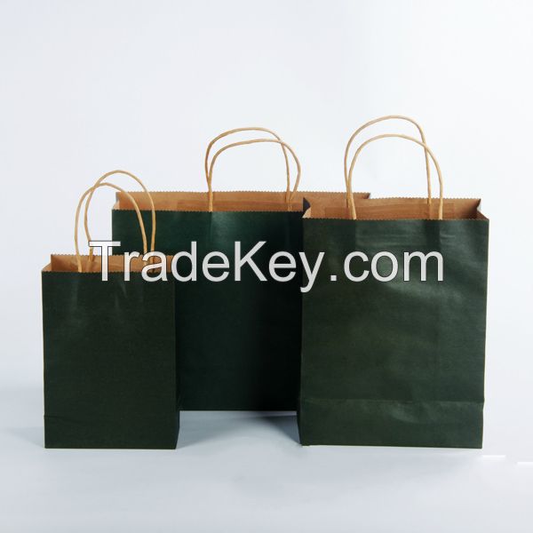 Custom gift paper bags wholesale / packaging paper bags for apparel/crafts