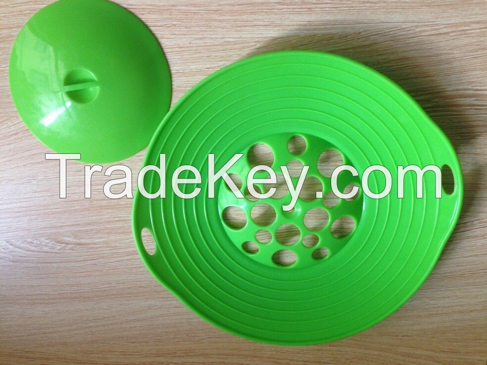 spill stopper pot lid prevent boilovers splatter guard 