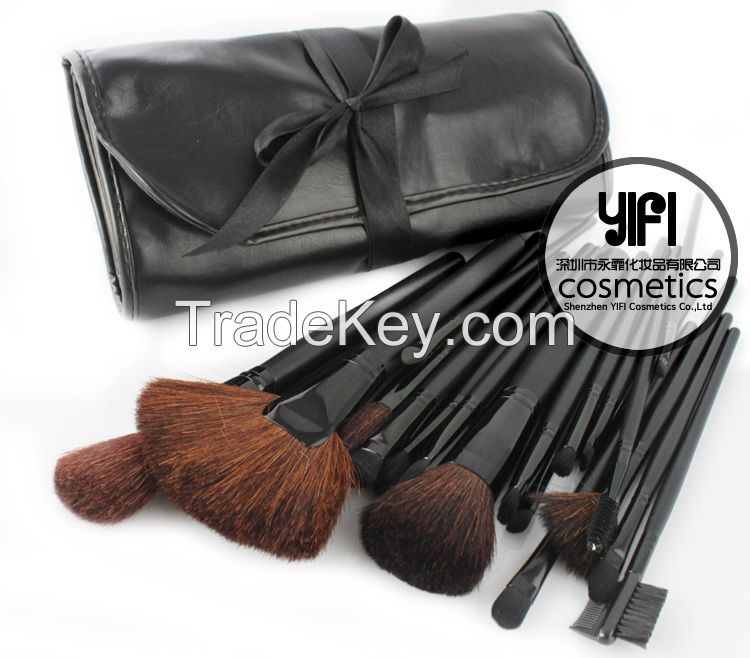 Popular 24 Pcs Natural Hair Makeup Brushes 