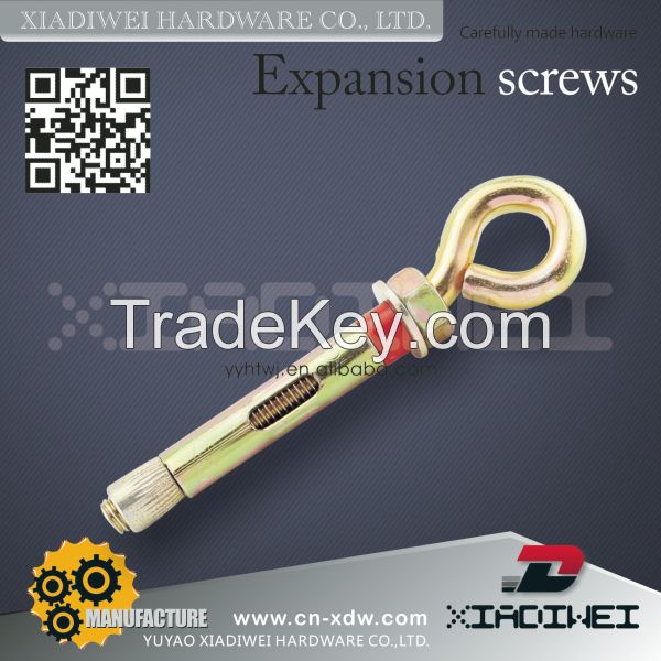 eye bolt and hook bolt sleeve anchor