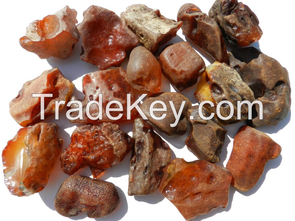 Raw amber ukrainian