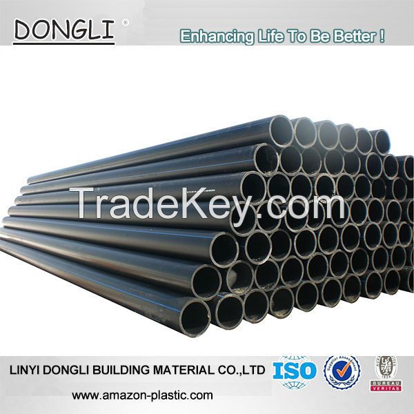 HDPE black pipe for drinking water underground water supply pipe