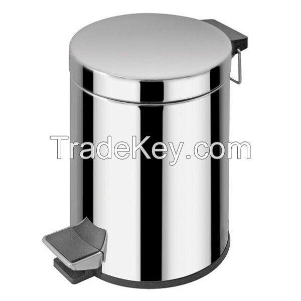 Hot-Selling SUS304 Stainless Steel Pedal Waste Bin(4601)