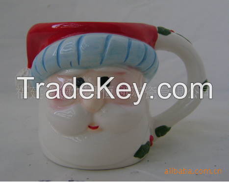 Ceramic glazed coffee cup, OEM custom logo ceramic cup, 