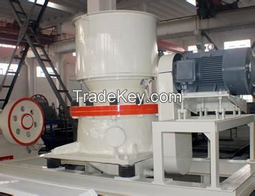 Single cylinder hydraulic cone crusher