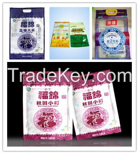 Plastic Rice packaging Bag with Handle