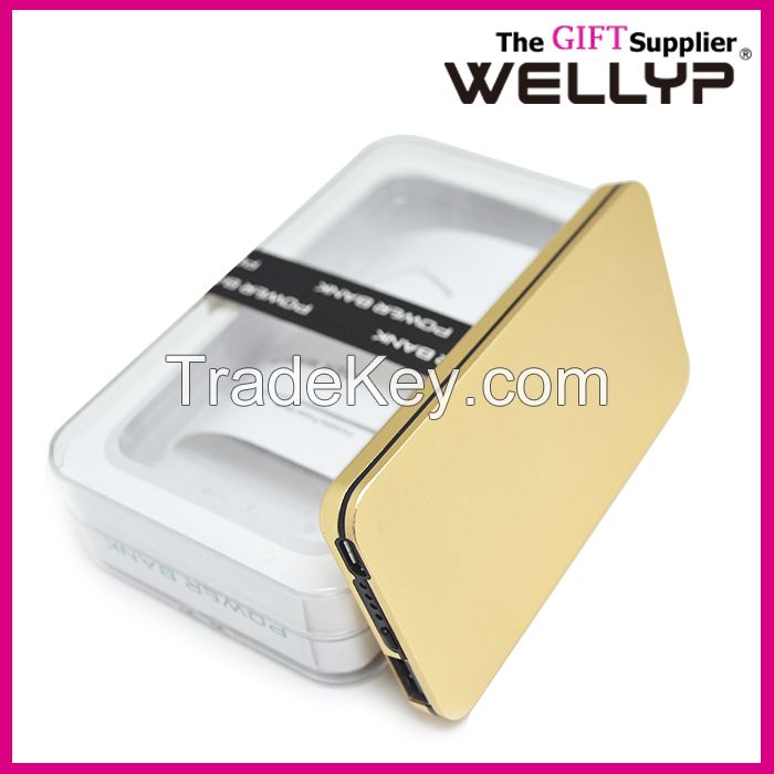 2014 Newest External Golden Power bank for Mobile Phone and Tablet