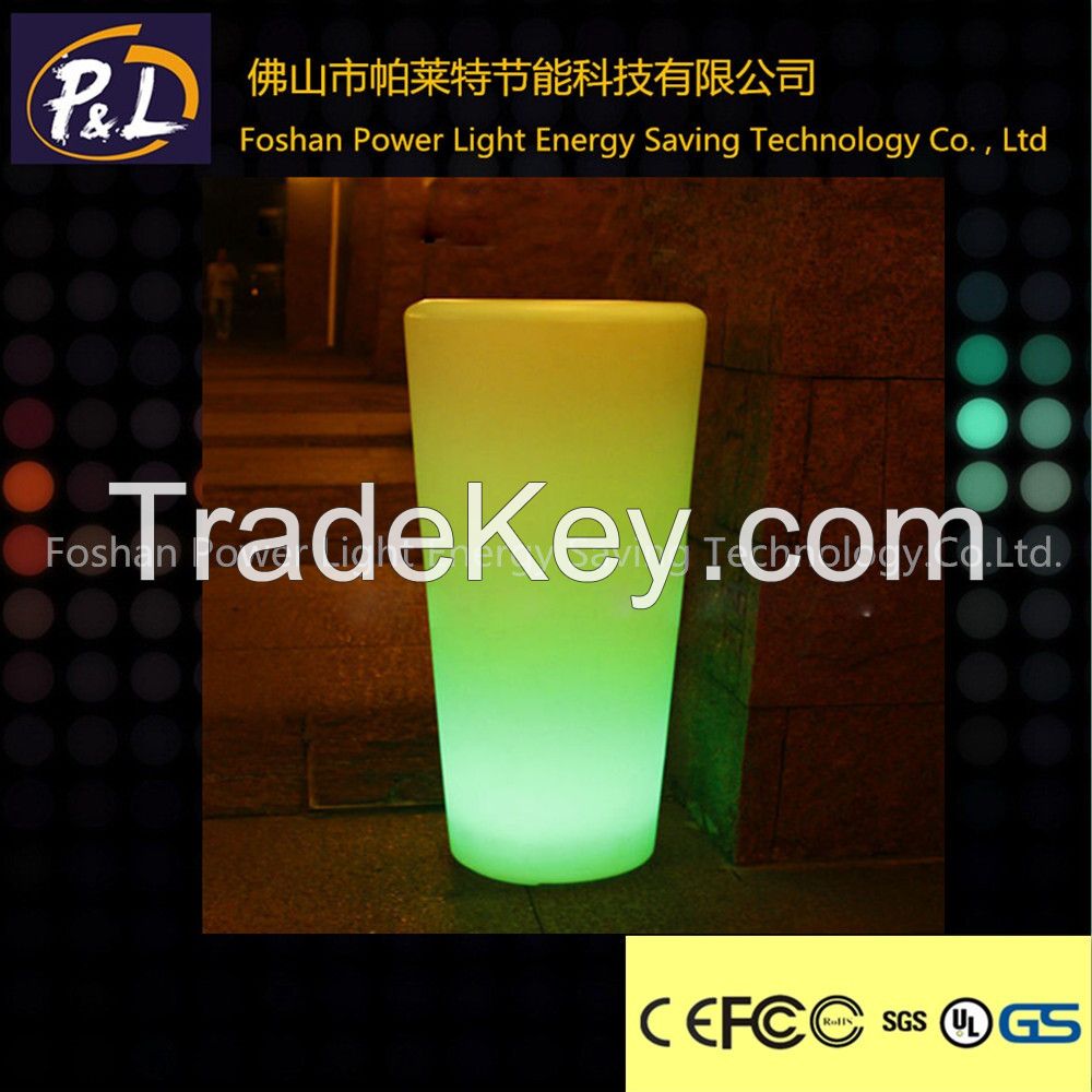 Outdoor Led Lighting Planter flower pot