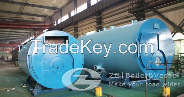 WNS horizontal oil fired steam boiler