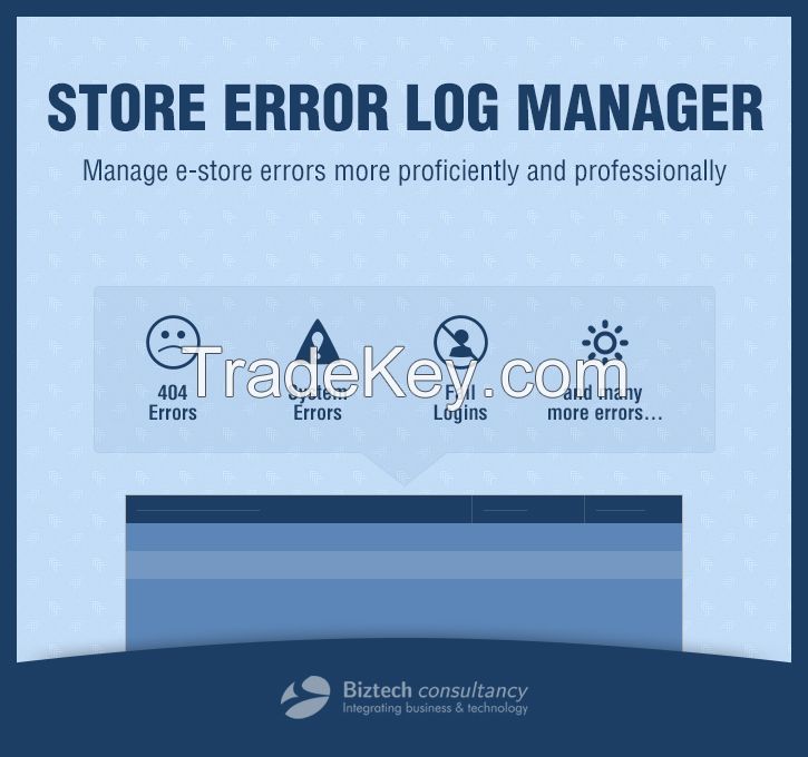 Store Error Log Manager Extension