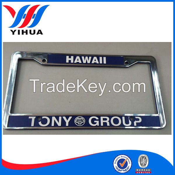 license plate frame  ABS chrome plating   U.S standard size