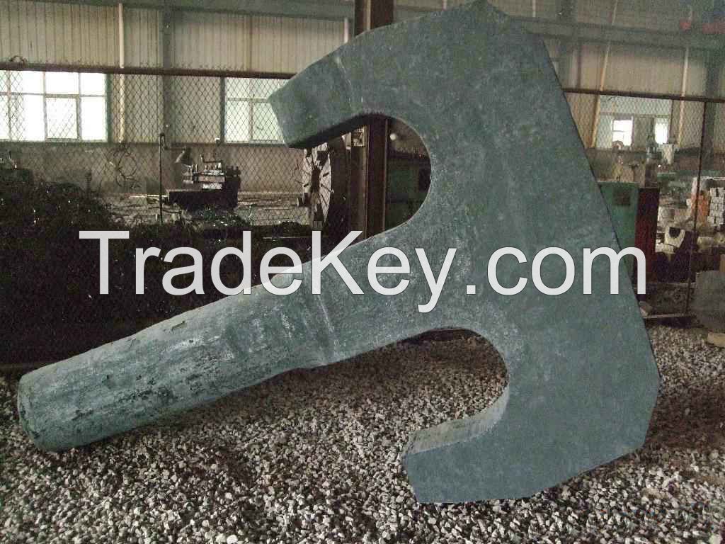 16Mn Heavy Hook forging, used for ship machinery