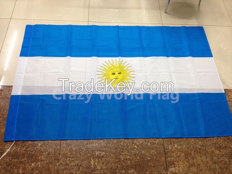 Polyester Flag 90*150cm #4 Argentina National Flag