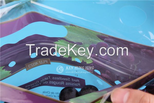  Approved Zip Lock Plastic Fruit Bags Contract Food Packaging