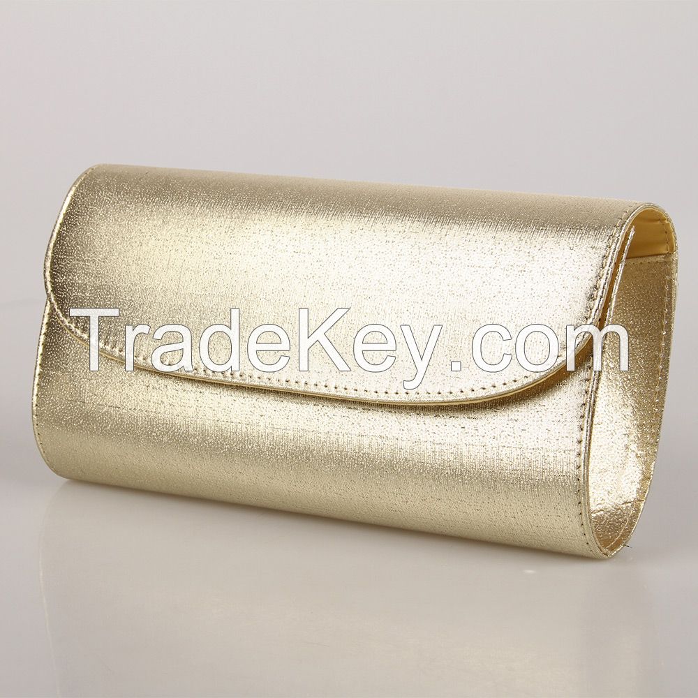 Fashion Women Clutch Handbags Gold Evening Bags Small Quantity Wholesale