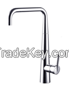  Country style single lever handle brass faucet with side spray