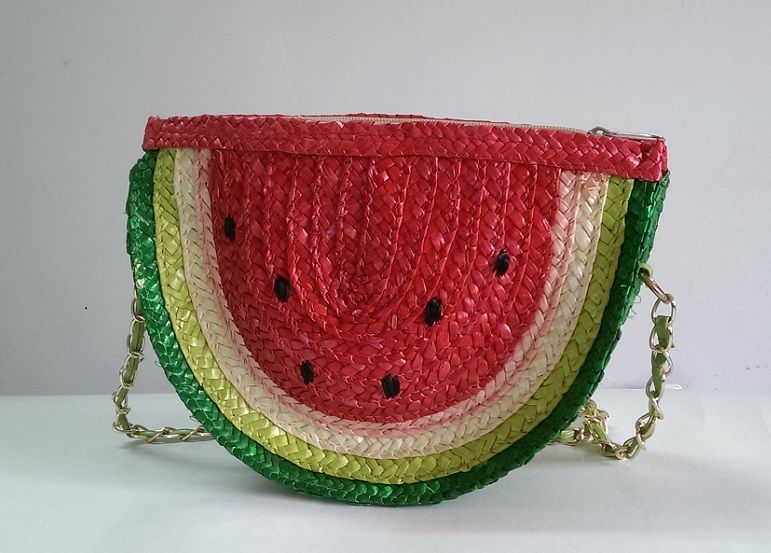 Wheat Straw Cross-body Bag