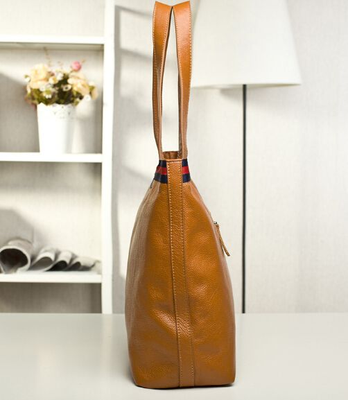 Casual genuine Leather women shoulder handbags