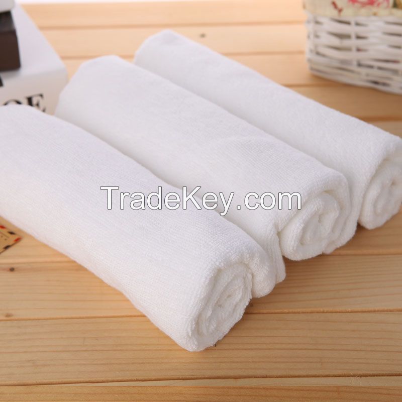 100% Cotton Face Towels White for hotel