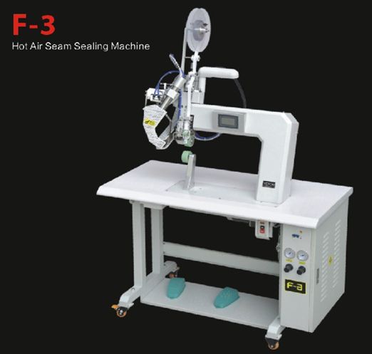 Hot air seam seal machine