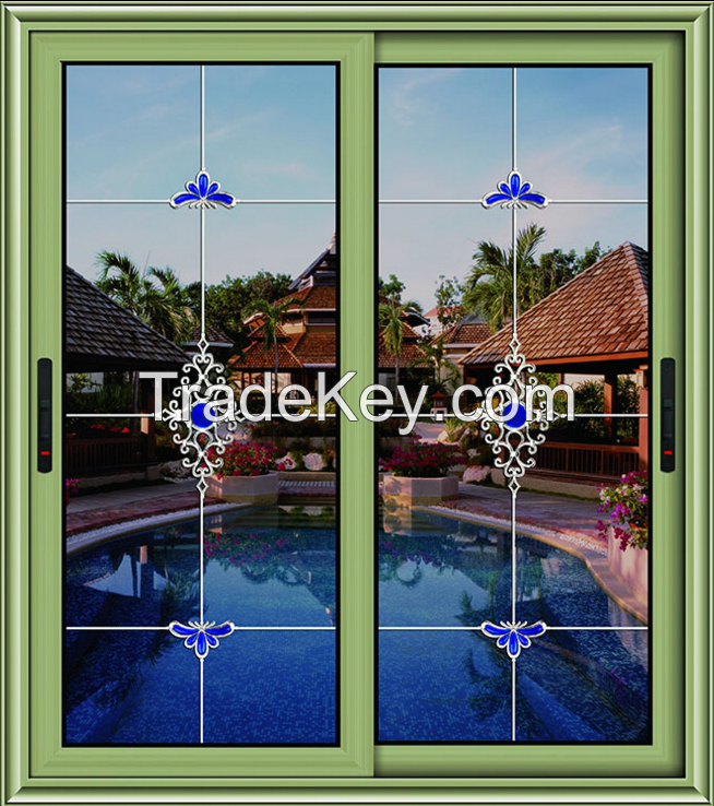 Aluminum sliding window