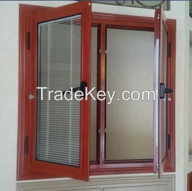 Aluminum casement window