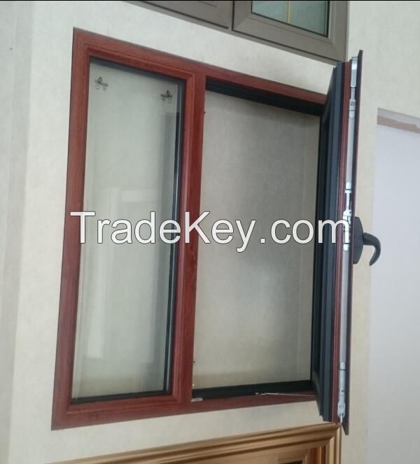 Aluminum casement window