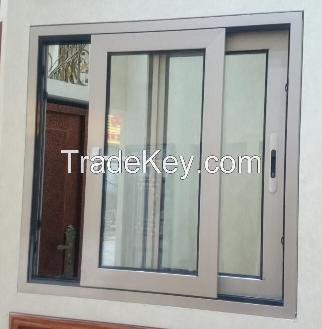 Aluminum sliding window