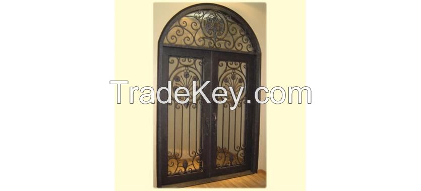 Iron entry doors