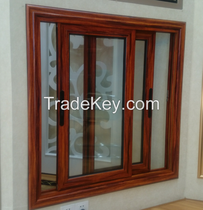 Aluminum sliding window