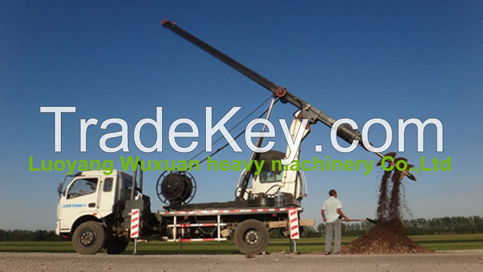 portable car rotary drilling rig