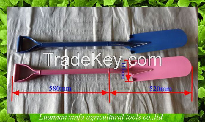 best quality different colour of steel handle shovel spades S526Y