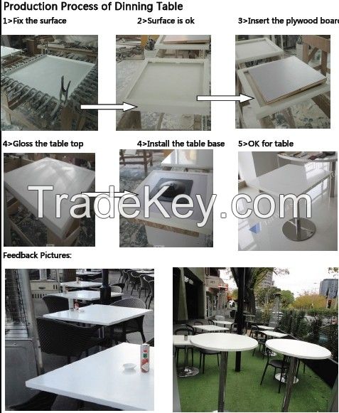 Restaurant good quality dining table set