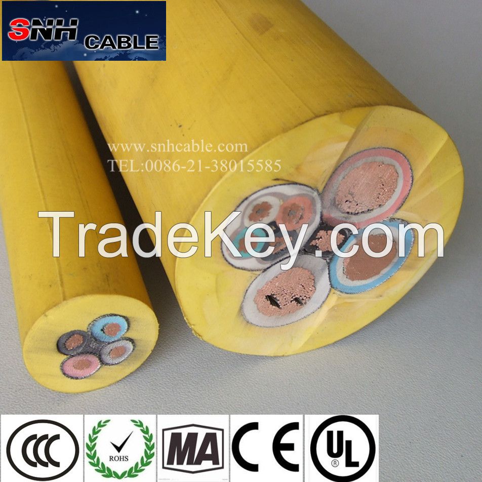 EPR insulated flexible Rubber Mining Cables power cable with screens