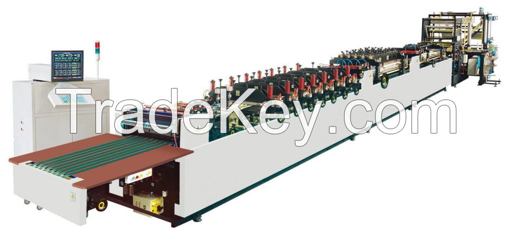 Three-side sealing, Stand-up, Zipper and Bottom Gusset Bag Machine