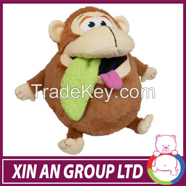 2015 cute and lovely stuffed animal plush monkeys toys hot sale icti