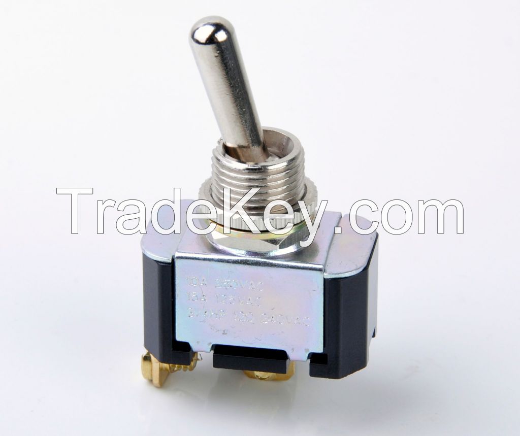 SPDT Toggle switch ON-OFF 12mm 10A 250V/15A 125V  Rocker switch