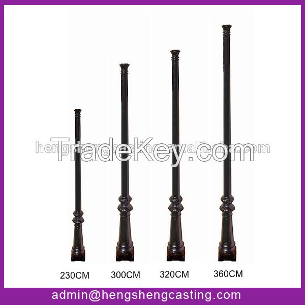 Cast  iron villa lighting pole / villa pole / villa column