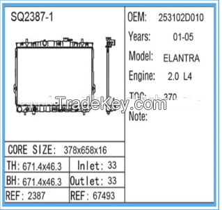 Car Spare Parts For HYUNDAI ELANTRA