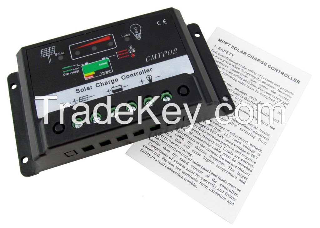 5A/10A/15A/20A/30A Solar Regulator Panel Battery Charge Controller12V/24V Auto Autoswitch