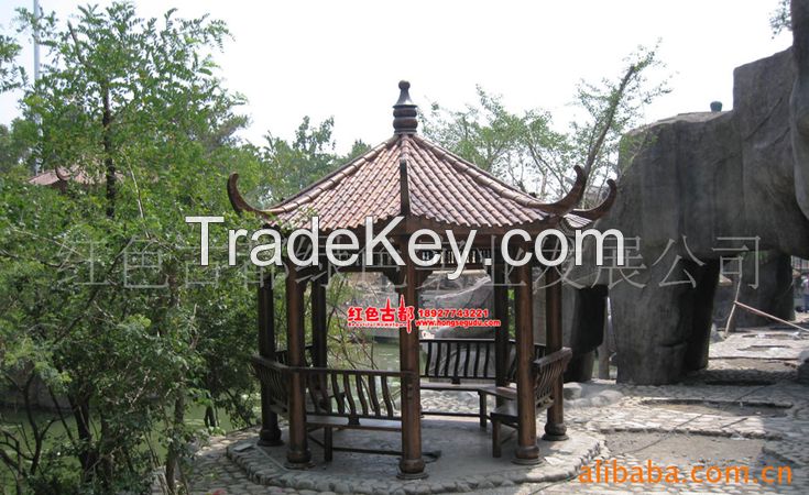 hexagon pavilion/gazebo, garden pavilion/gazebo