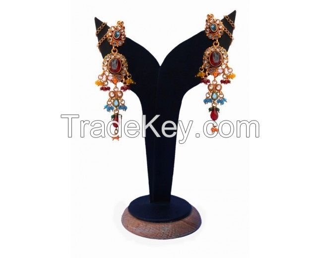 Designer Indian Polki Earrings