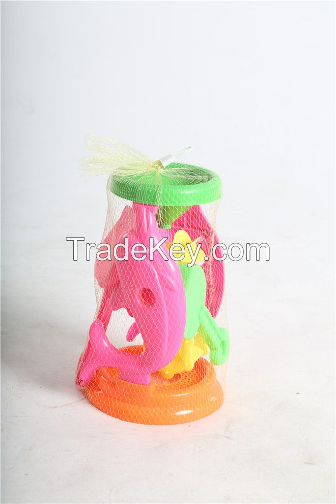 Triple Sand and Water Wheel Beach Toy