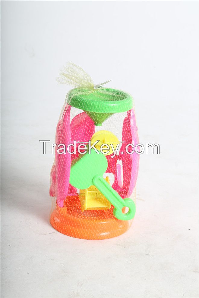 Triple Sand and Water Wheel Beach Toy