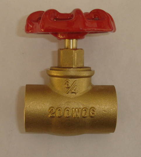 brass stop valve